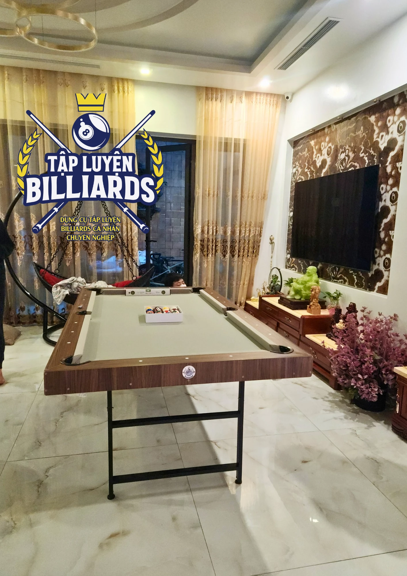 Bàn Billiards 6 lỗ Plus+