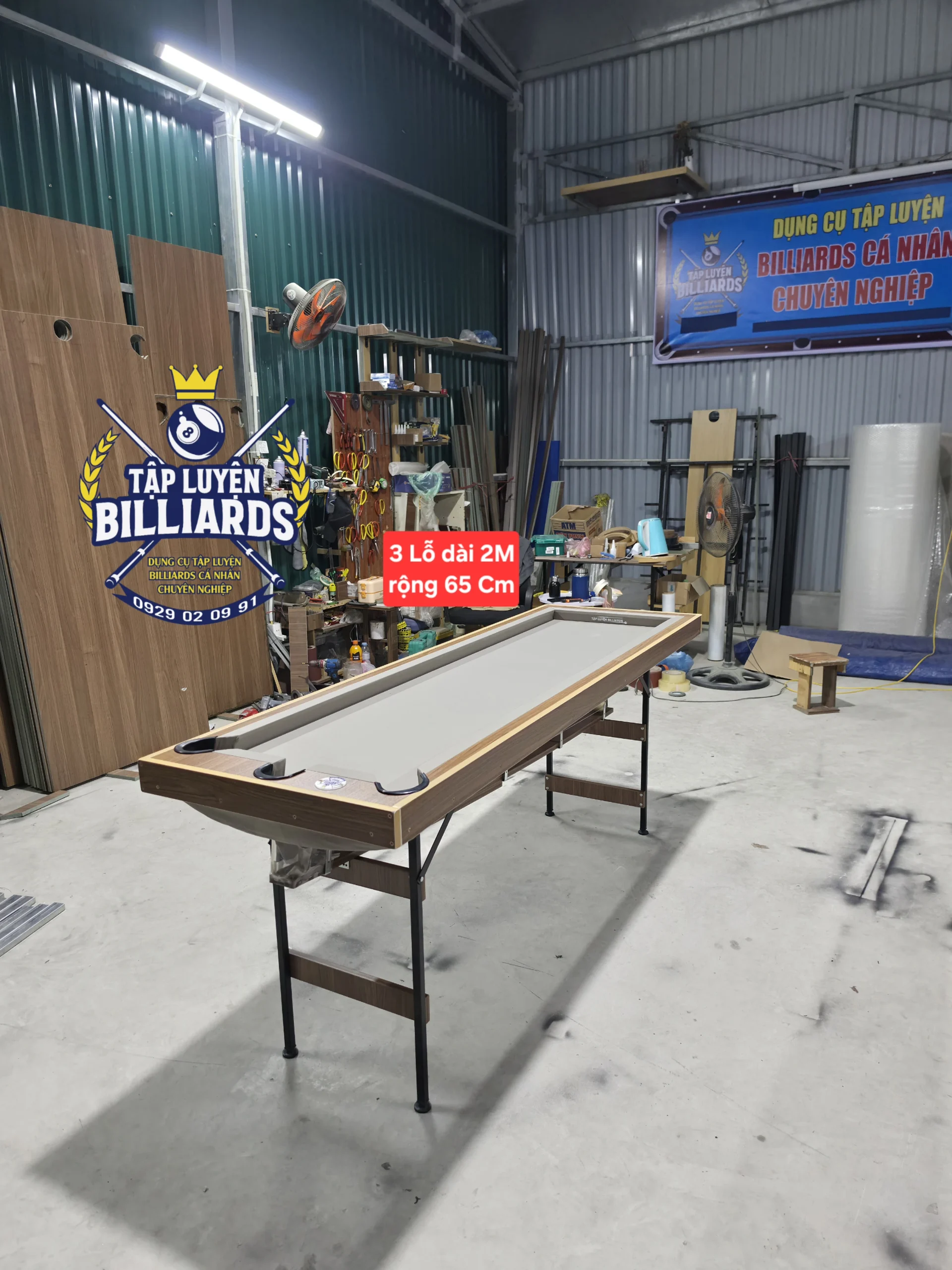 MẪU MỚI – Bàn tập Billiards 3 lỗ Tại nhà Chân Gấp gọn dài , rộng 65cm – Bàn tập bida 3 lỗ – Bàn tập bida tại nhà, phù hợp không gian gia đình của Tập Luyện Billiards