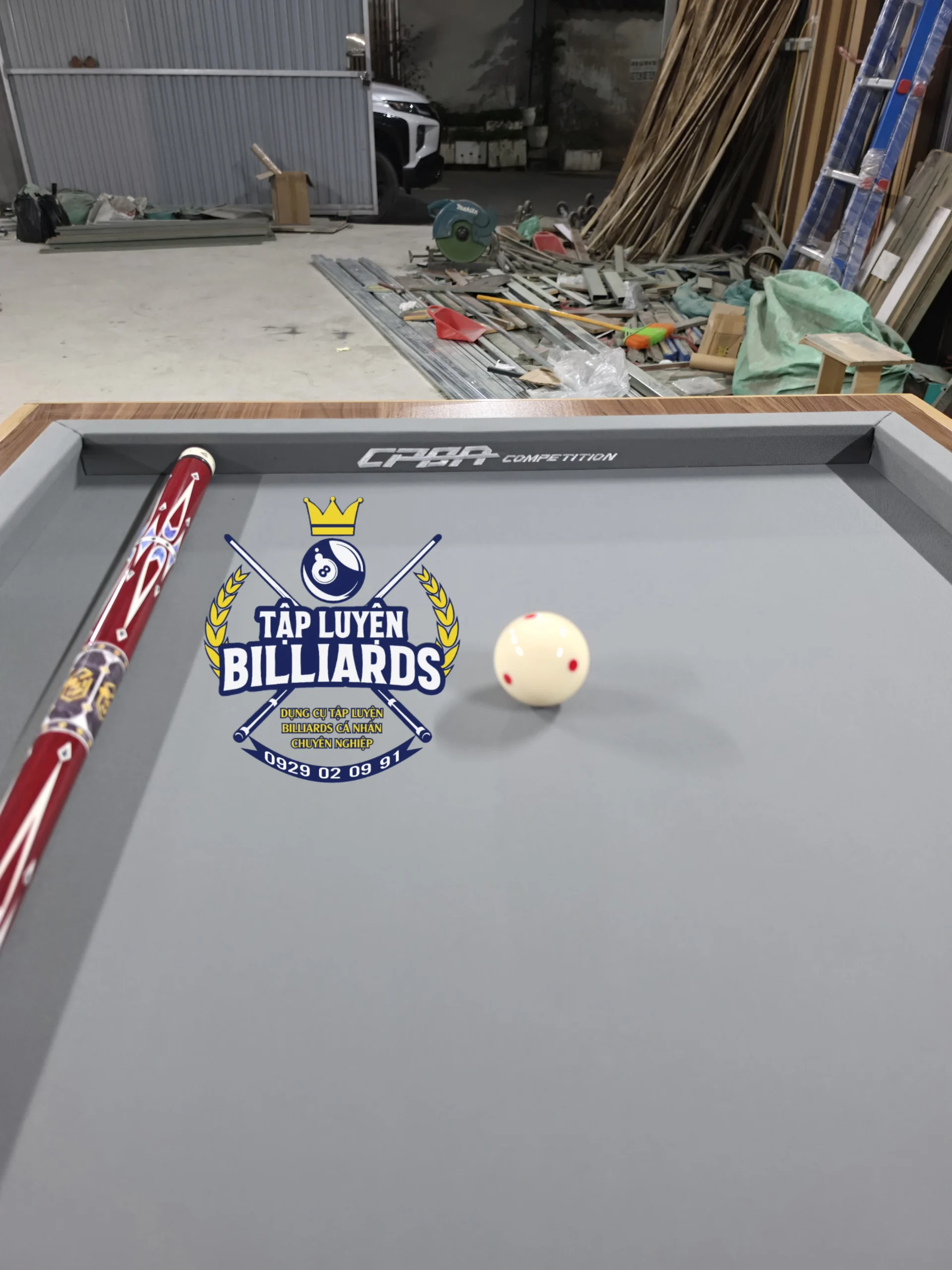 MẪU MỚI – Bàn tập Billiards 3 lỗ Tại nhà Chân Gấp gọn dài 2M , rộng 90 cm, UPDATE nỉ CLB : CPBA – Bàn tập bida 3 lỗ – Bàn tập bida tại nhà, phù hợp không gian gia đình của Tập Luyện Billiards