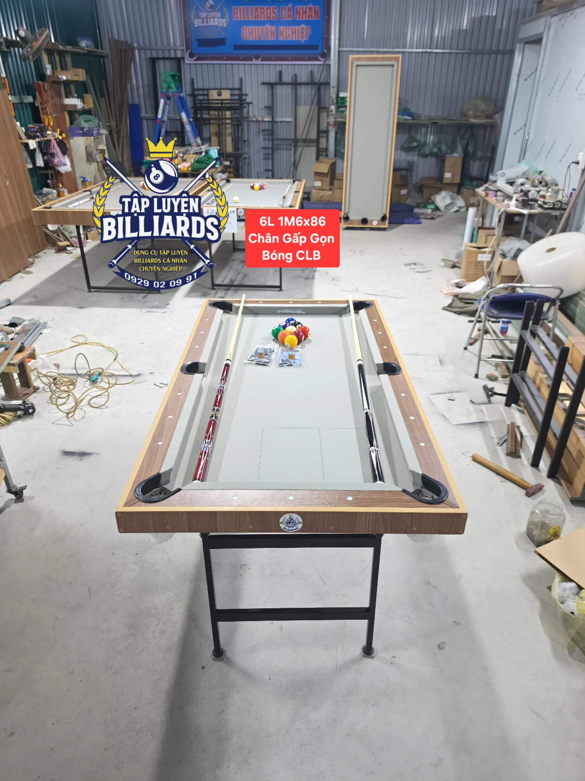 Bàn bida Mini Tập Luyện Billiards dài 1M6x86cm, chân gấp gọn cao cấp – Phiên bản bóng tiêu chuẩn, gậy tiêu chuẩn CLB, nỉ Tập Luyện Billiards – Bàn Bida lỗ mini, bàn bida tại nhà, Bàn bida mini-Giúp trẻ rời xa điện thoại – Gắn Kết Yêu Thương