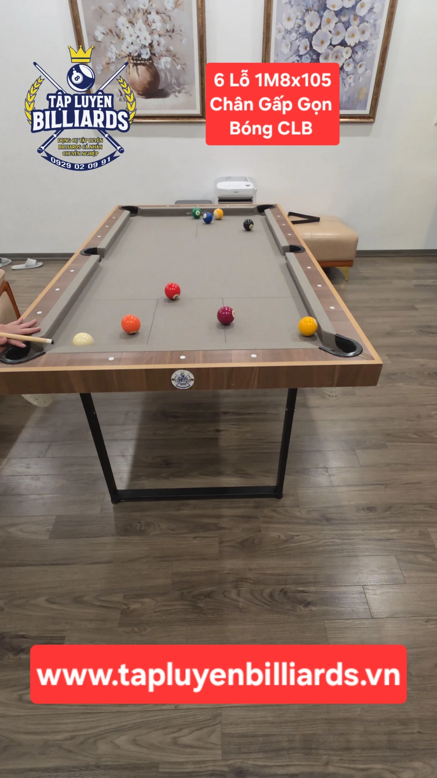 Bàn Bida Mini Chân Gấp Gọn dài 1M8x105 của Tập Luyện Billiards – Bản Bóng CLB, Gậy CLB . Bàn Bida Lỗ Mini Tại Nhà Giúp Tập Luyện, Vui Chơi và Phát Triển Kỹ Năng Billards
